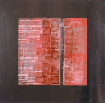 Ling-Wen Tsai, <i>little squares - 14</i>, 2009, acrylic on aluminum, 12� x 12�