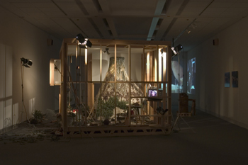 Becoming: 01:15:39:22, mulit-media installation, Colby College Museum of Art, 2005