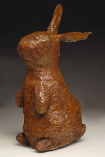 Alex Sax, <i>Chocolate Rabbit</i>, cast bronze