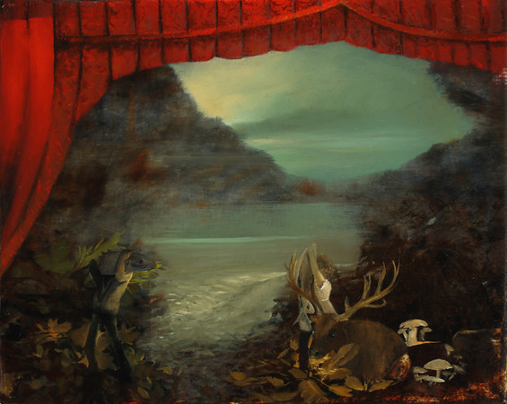 Tim Clorius, <i>Robbing the Land</i>, 2008, oil on linen